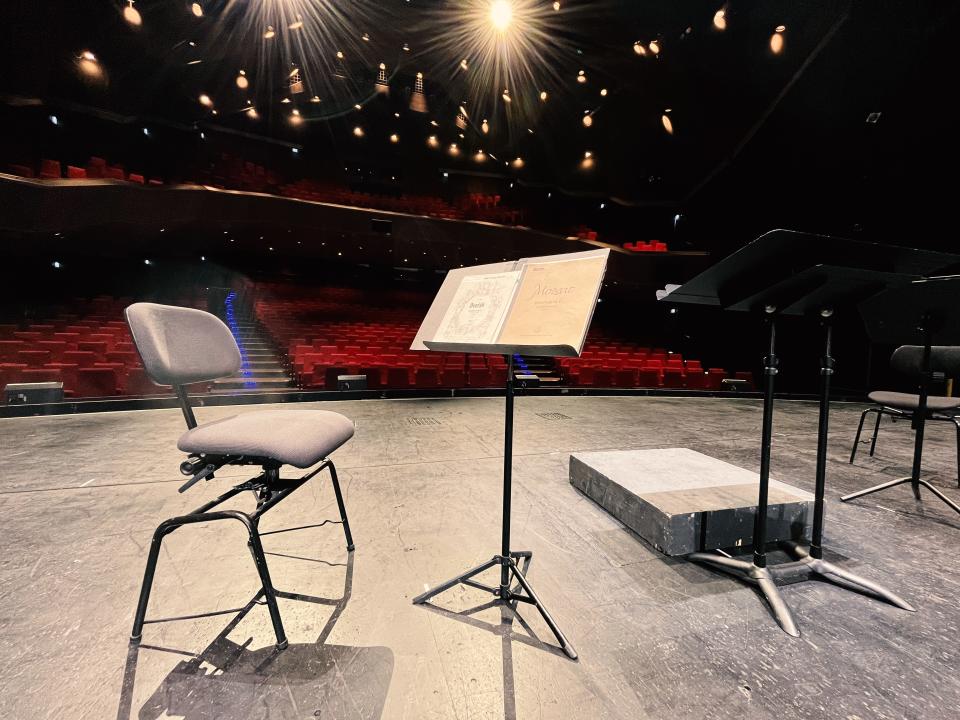 image of band rehearsing